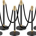 Stanchions (six) and Velvet Ropes